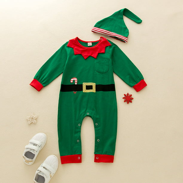 Details about   Little Wonders Newborn Baby Christmas Elf Romper Hat Set  NWT